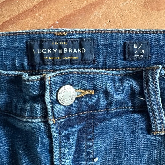 Lucky Brand Dark Blue Skinny Jeans - Picture 2 of 3